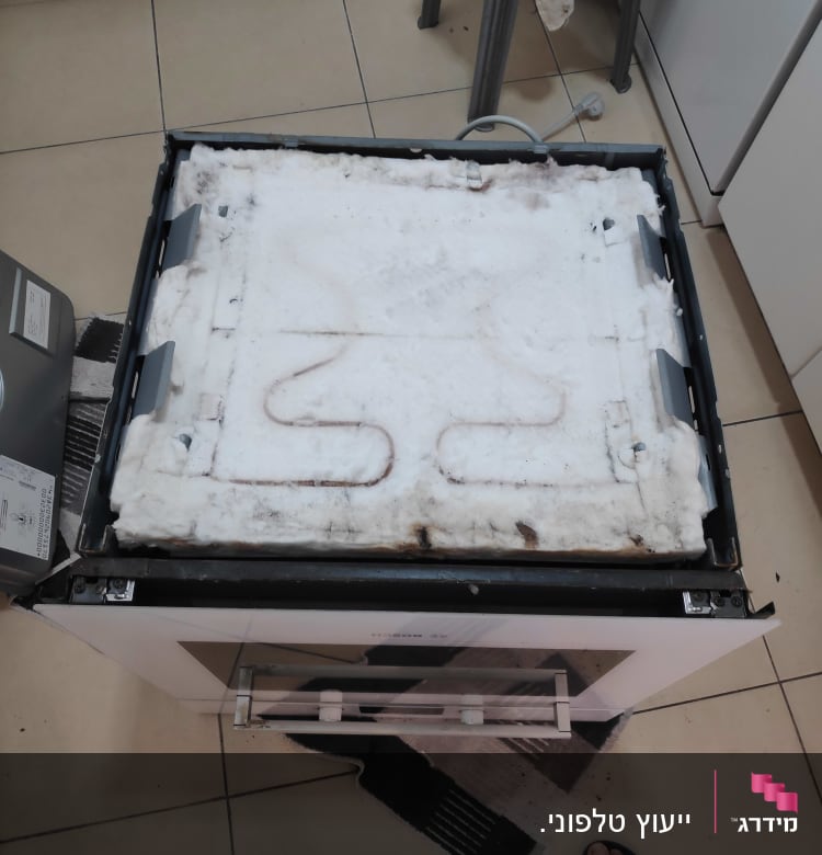 תנור חשמלי פתוח עם בידוד פנימי גלוי